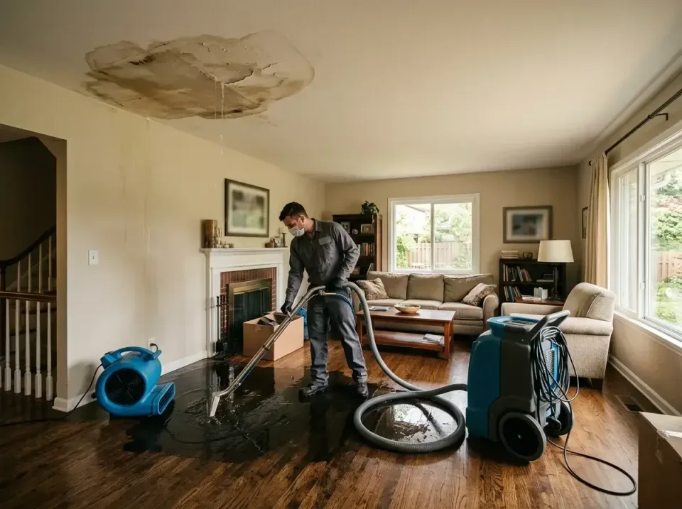 attic-pipe-burst-ceiling-drip-008 — frequently asked questions, Water Damage Restoration & Carpet Care in Selmer, TN